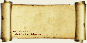 Andjelina Bekrić vizit kartica